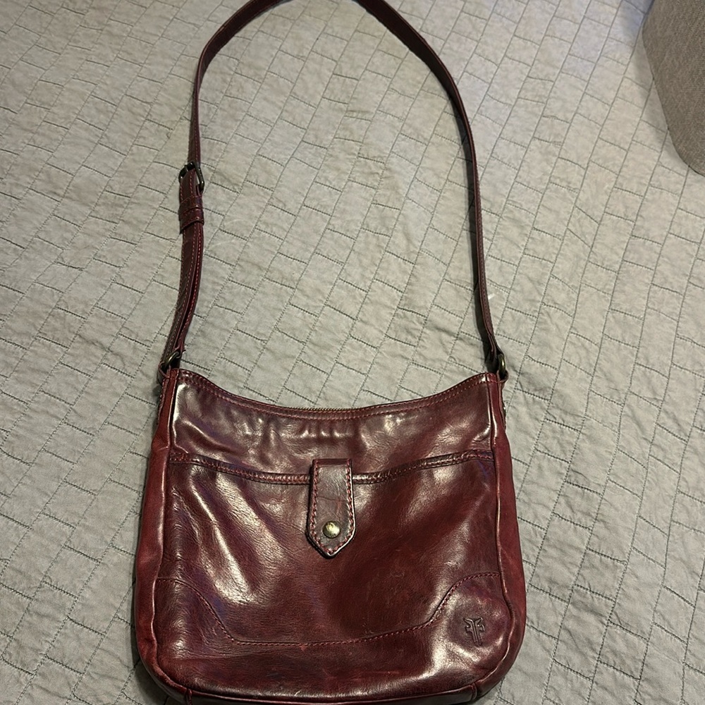 Frye leather crossbody